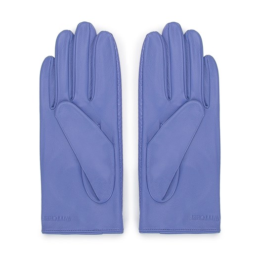 Damskie rękawiczki samochodowe ze skóry lizard fioletowe ze sklepu WITTCHEN w kategorii Rękawiczki damskie - zdjęcie 145161900