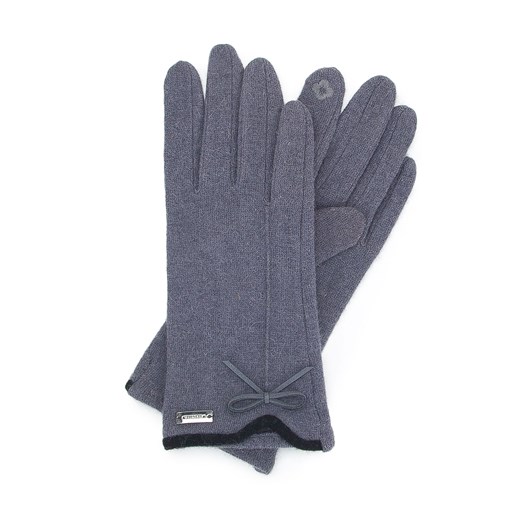 Damskie rękawiczki z kokardką cienkie ze sklepu WITTCHEN w kategorii Rękawiczki damskie - zdjęcie 145174012