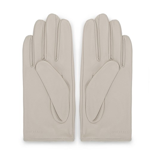 Damskie rękawiczki samochodowe proste białe ze sklepu WITTCHEN w kategorii Rękawiczki damskie - zdjęcie 145174074