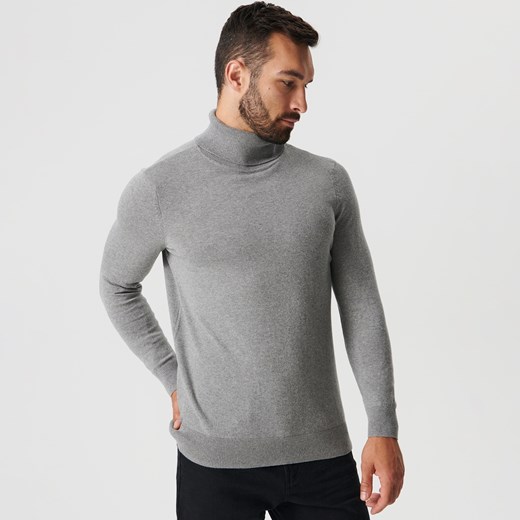 Sinsay - Sweter z golfem - Jasny szary Sinsay XS Sinsay