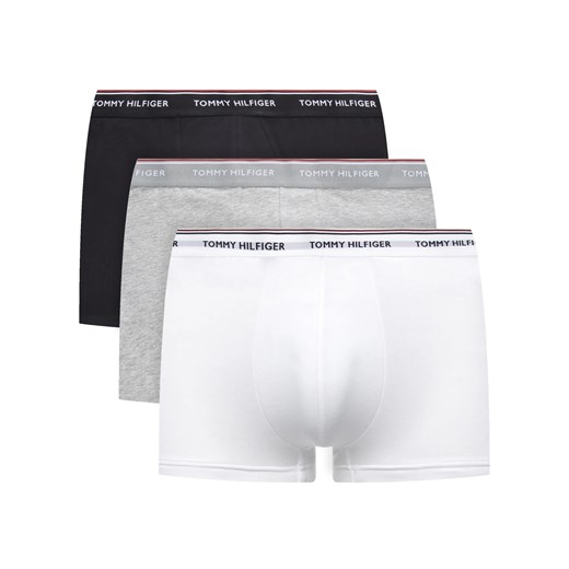 Bokserki Underwear Tommy Hilfiger 3-Pack CZARNY/BIAŁY/SZARY Tommy Hilfiger M okazja Milgros.pl