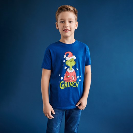 Sinsay - Koszulka Grinch - Turkusowy Sinsay 158 Sinsay