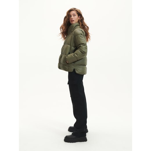 Reserved - Pikowana kurtka - Zielony Reserved 40 Reserved