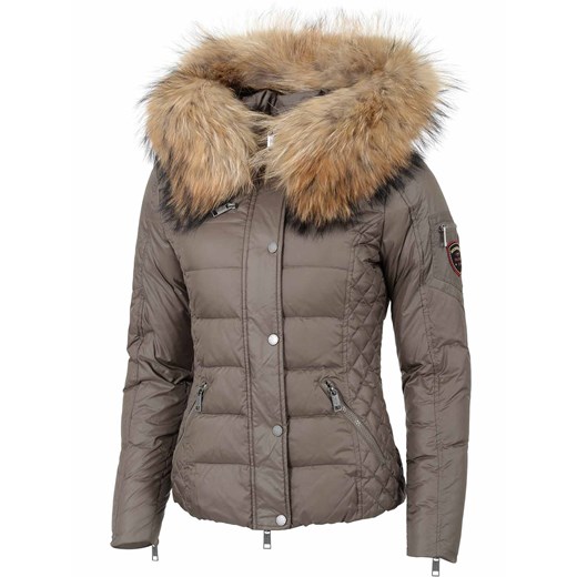 ROCKANDBLUE ZORA 60 cm- Kurtka puchowa w kolorze khaki z odpinanym kapturem i Rockandblue 38 okazyjna cena cordon.pl