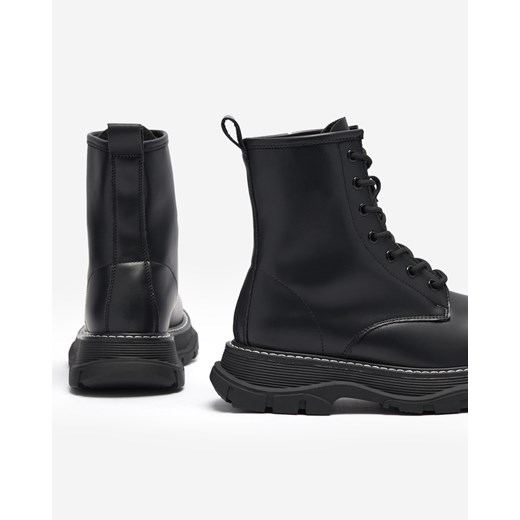 Czarne damskie wysokie botki typu workery Taratt- Obuwie Royalfashion.pl 36 royalfashion.pl