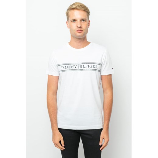 t-shirt męski tommy hilfiger xm0xm01612 biały Tommy Hilfiger XXL wyprzedaż Royal Shop