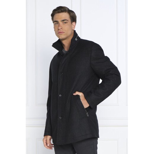 BOSS Wełniany płaszcz | z dodatkiem kaszmiru 52 Gomez Fashion Store