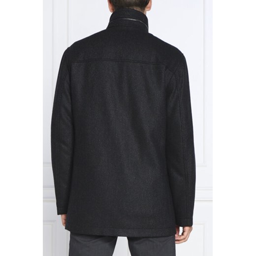 BOSS Wełniany płaszcz | z dodatkiem kaszmiru 48 Gomez Fashion Store