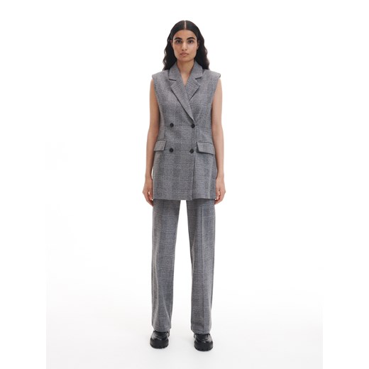 Reserved - Spodnie w kratę - Reserved M Reserved