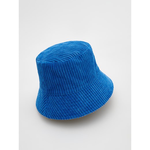 Reserved - Dwustronny kapelusz bucket - Niebieski Reserved M Reserved