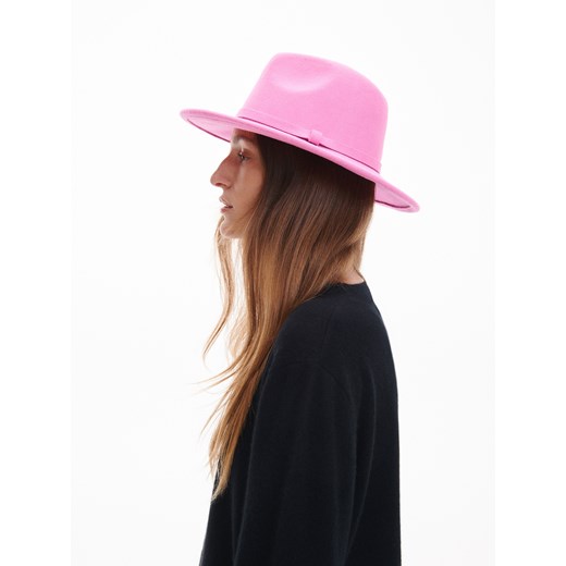 Reserved - Wełniany kapelusz - Różowy Reserved S Reserved