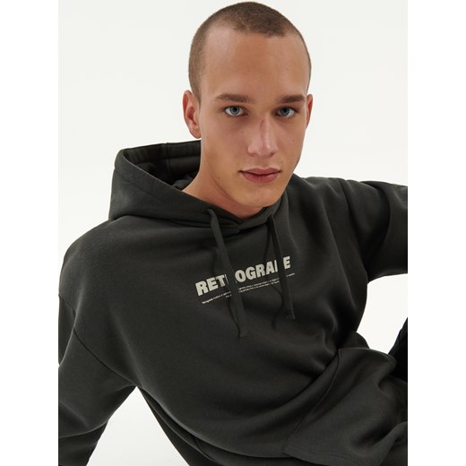 Neoprenowa bluza z kapturem Retrograde - Szary House M House
