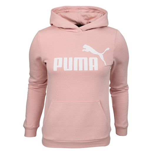 Bluza dla dzieci PUMA ESS Logo Hoodie FL beżowa 587031 47 Puma 152 CM Desportivo