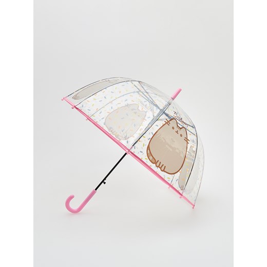 Reserved - Transparentny parasol Pusheen - Biały Reserved ONE SIZE Reserved