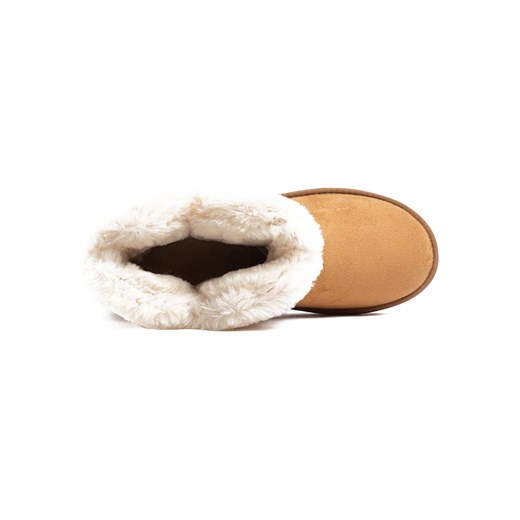 Śniegowce damskie Island Boot casual płaskie z weluru 