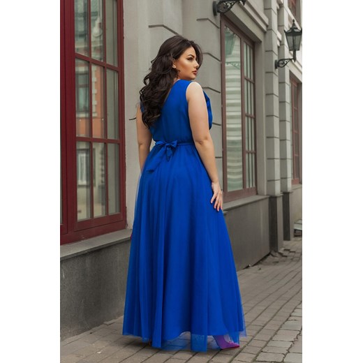 Sukienka Model 248-05/1 Plus Size Chaber (42) Bicotone 42 DobraKiecka