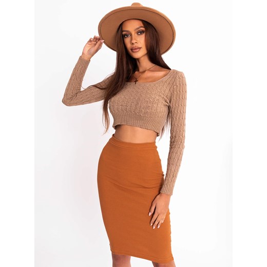 Spódnica Basic - camel Selfieroom XL/XXL Selfieroom.pl okazja