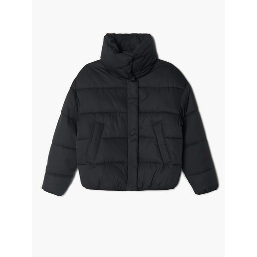 Cropp - Czarna kurtka puffer - czarny ze sklepu Cropp w kategorii Kurtki damskie - zdjęcie 145494253