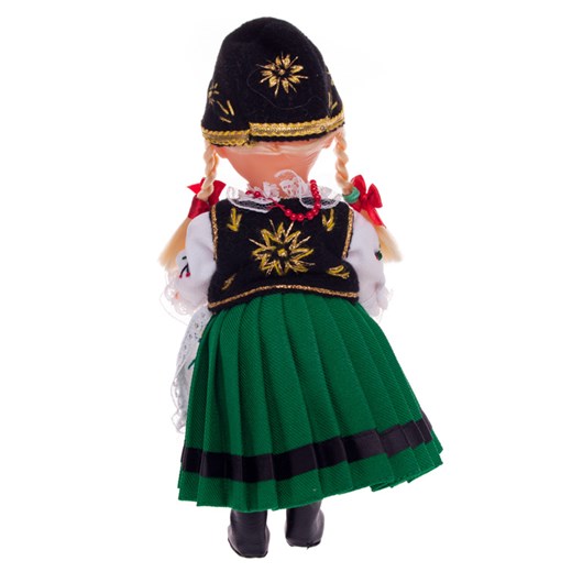 Lalka ludowa - kaszubski strój regionalny - 30 cm folkstar-pl zielony damskie
