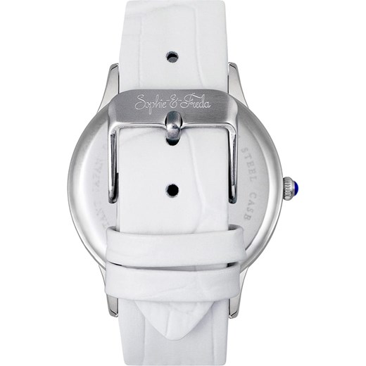 Zegarek kwarcowy "Sonoma" w kolorze srebrno-białym Sophie & Freda onesize Limango Polska promocja