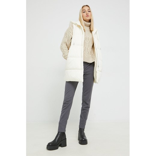 Superdry sweter z domieszką wełny kolor beżowy z golfem Superdry S ANSWEAR.com