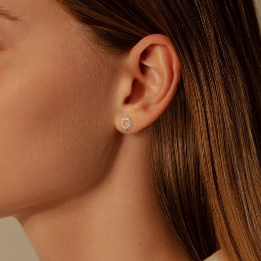 Kolczyki sztyfty Lew posrebrzane Lilou One size Lilou 