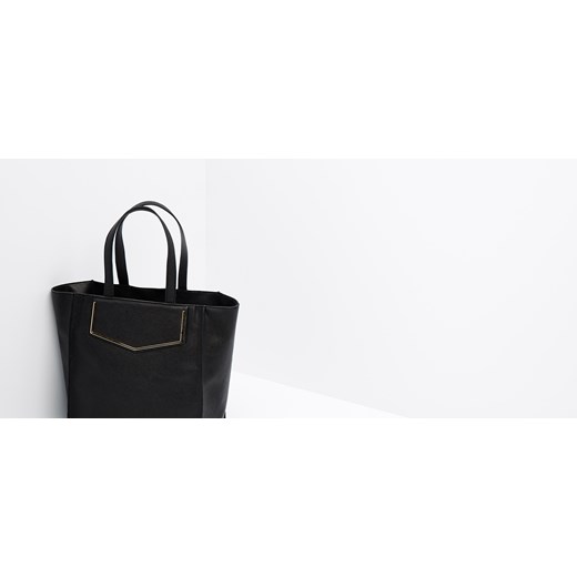 TORBA  reserved czarny shopper bag