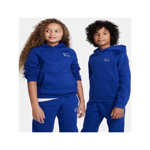 Bluza z kapturem dla dużych dzieci Nike Air - Niebieski Nike S Nike poland