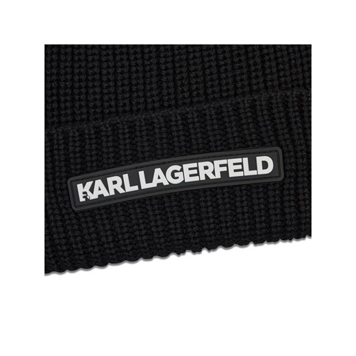 KARL LAGERFELD Czapka 216W3418 Czarny Karl Lagerfeld 00 wyprzedaż MODIVO