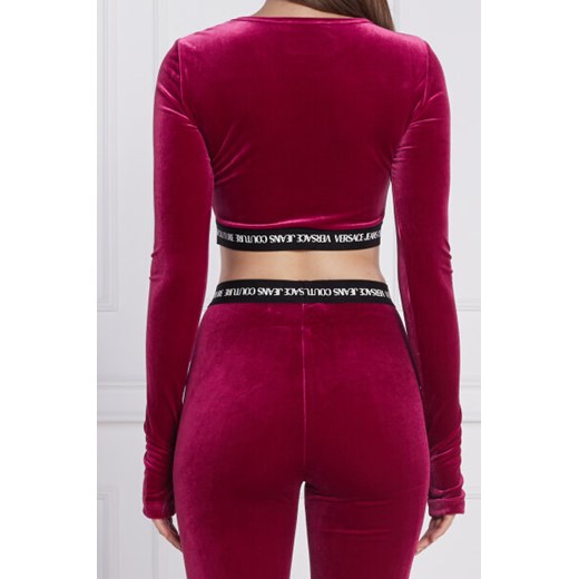 Versace Jeans Couture Bluzka | Cropped Fit 38 wyprzedaż Gomez Fashion Store