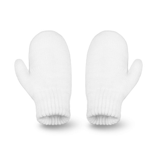 Białe rękawiczki damskie z jednym palcem Pamami Uniwersalny PaMaMi