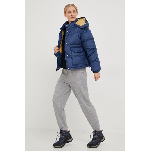 The North Face kurtka puchowa damska kolor granatowy zimowa The North Face M ANSWEAR.com