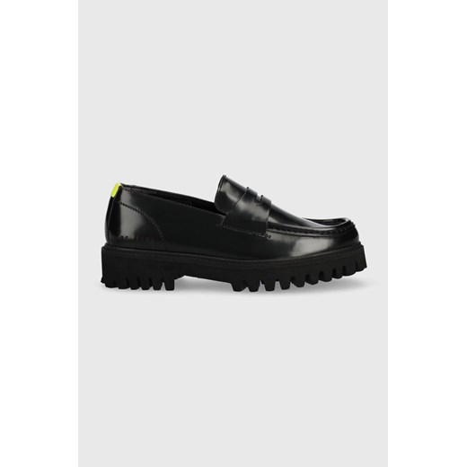 Pepe Jeans mokasyny skórzane Trucker Loafer W damskie kolor czarny na płaskim Pepe Jeans 41 ANSWEAR.com
