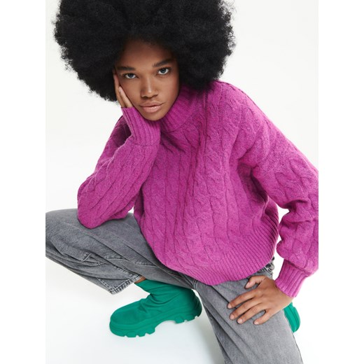 Reserved - Sweter oversize - Różowy Reserved S Reserved