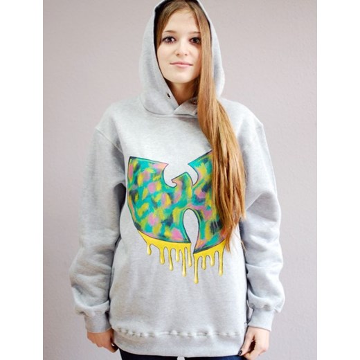 Wu-Tang 4 girls- ręcznie malowana bluza mybaze-com zielony