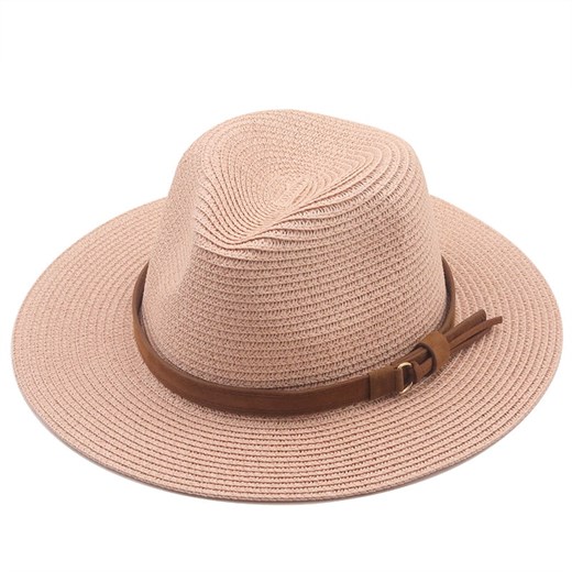 Uniwersalny kapelusz plażowy - Brązowy / Uniwersalny ze sklepu Valetta.pl w kategorii Kapelusze damskie - zdjęcie 146016523