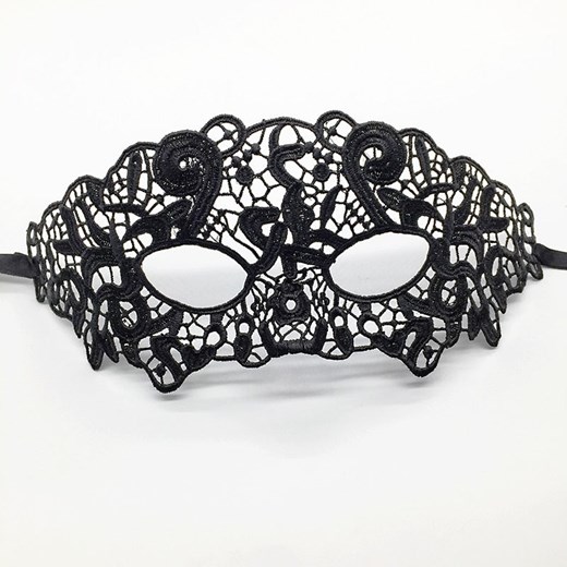 Maska koronkowa - Czarny / Uniwersalny ze sklepu Valetta.pl w kategorii Akcesoria do bielizny - zdjęcie 146021670