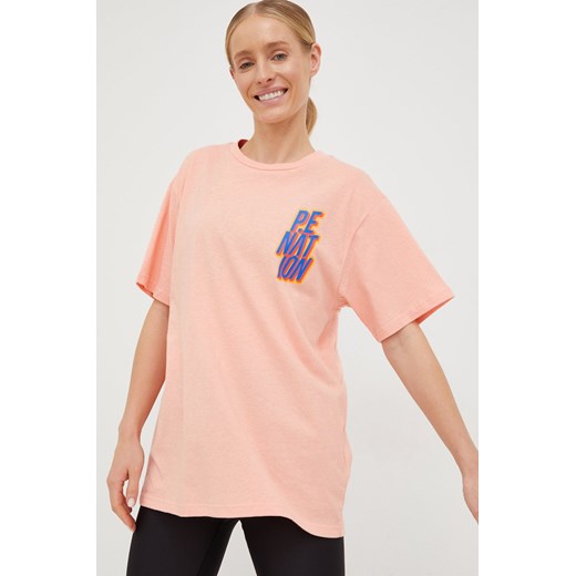 P.E Nation t-shirt damski kolor pomarańczowy ze sklepu ANSWEAR.com w kategorii Bluzki damskie - zdjęcie 146027971