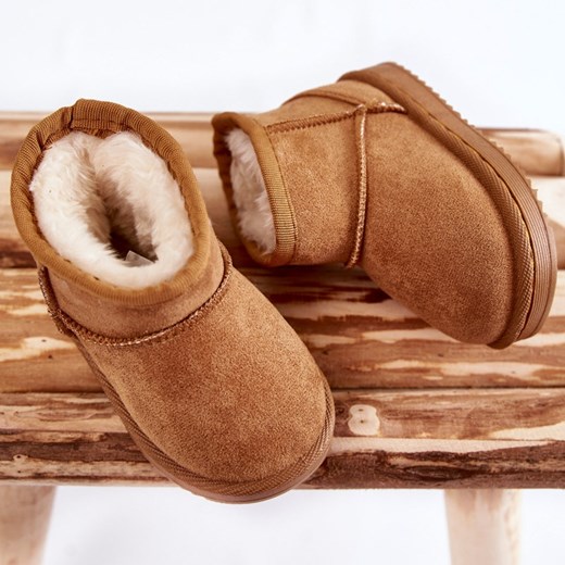 Buty zimowe dziecięce bez zapięcia śniegowce