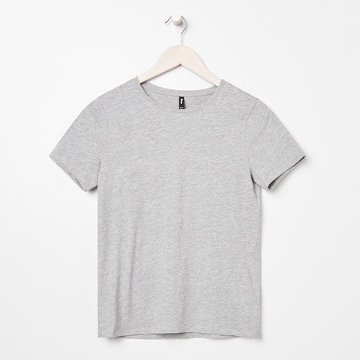 Sinsay - Koszulka basic - Jasny szary Sinsay S Sinsay