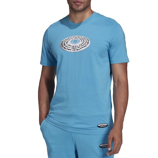 Koszulka adidas R.Y.V. Graphic HC9475 - niebieska ze sklepu streetstyle24.pl w kategorii T-shirty męskie - zdjęcie 146104804