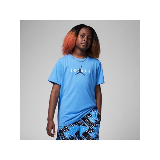 T-shirt dla dużych dzieci z grafiką Jordan Jumpman Sustainable - Niebieski Jordan S Nike poland