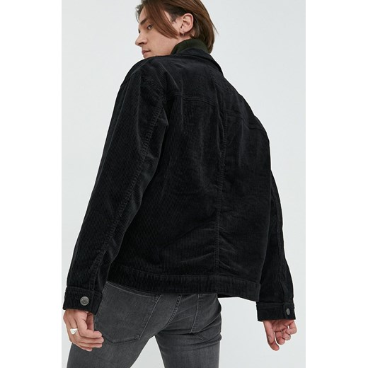 Only & Sons kurtka sztruksowa kolor czarny przejściowa oversize Only & Sons S ANSWEAR.com