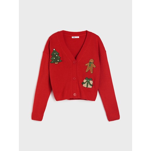 Sinsay - Sweter świąteczny - Czerwony Sinsay 158 Sinsay