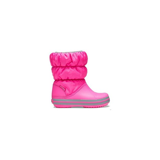 Buty zimowe dziecięce Crocs z gumy kozaki na rzepy 