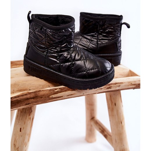 BIG STAR SHOES Dziecięce Ocieplane Botki Śniegowce Big Star KK374242 Czarne 31 ButyModne.pl