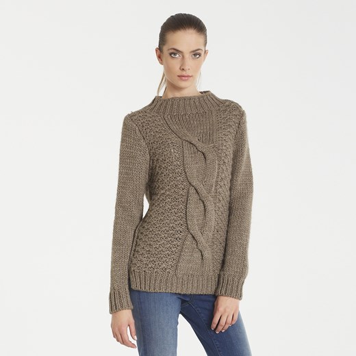 SWETER WARRENA 859 bigstar brazowy sweter