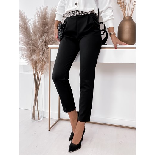 spodnie skyler czarne m/38 ze sklepu UBRA w kategorii Spodnie damskie - zdjęcie 146187254