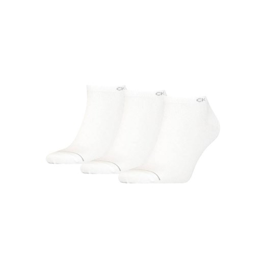 skarpety męskie calvin klein 701218718 białe 3 pack Calvin Klein One Size okazja Royal Shop