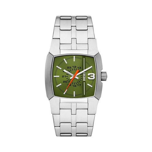 Diesel zegarek męski kolor srebrny ze sklepu ANSWEAR.com w kategorii Zegarki - zdjęcie 146254871